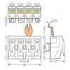přístrojová svorka Tuhost (příčný řez): 0.5-2.5 mm² Pólů: 4 WAGO 294-8324 500 ks bílá