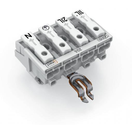 přístrojová svorka Tuhost (příčný řez): 0.5-2.5 mm² Pólů: 4 WAGO 294-8324 500 ks bílá