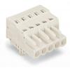 WAGO 721 zásuvkový konektor na kabel 4, rozteč 5 mm, 721-104/008-000, 100 ks