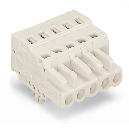 WAGO 721 zásuvkový konektor na kabel 4, rozteč 5 mm, 721-104/008-000, 100 ks