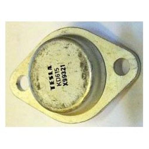 Bipolární tranzistor KD615 P, 40 V / 10 A / 70 W, TO-3