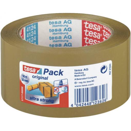 tesa ULTRA STRONG 57177-00000-11 balicí lepicí páska TESAPACK® hnědá (d x š) 66 m x 50 mm 1 ks