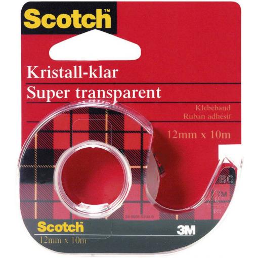 3M 600H1210 lepicí páska Scotch® Crystal Clear 600 transparentní (d x š) 10 m x 12 mm 1 ks