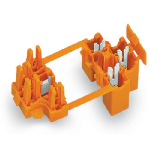 kabelová svorka Tuhost (příčný řez): 0.75-1.5 mm² Pólů: 3 WAGO 50 ks oranžová