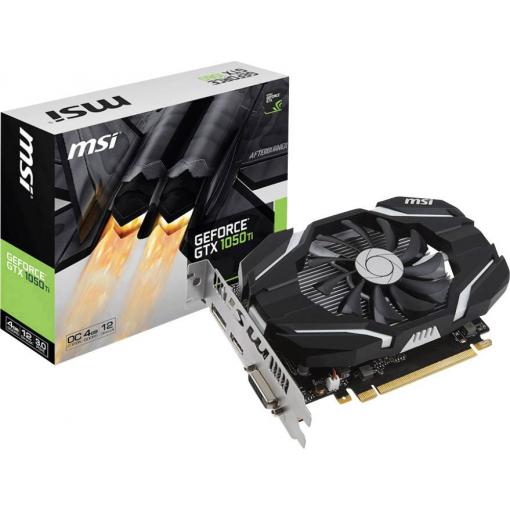 Grafická karta MSI Nvidia GeForce GTX1050 Ti Overclocked, 4 GB