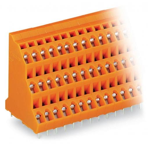 WAGO 737-306 Třípatrové svorky 2.50 mm² Pólů 18 oranžová 32 ks