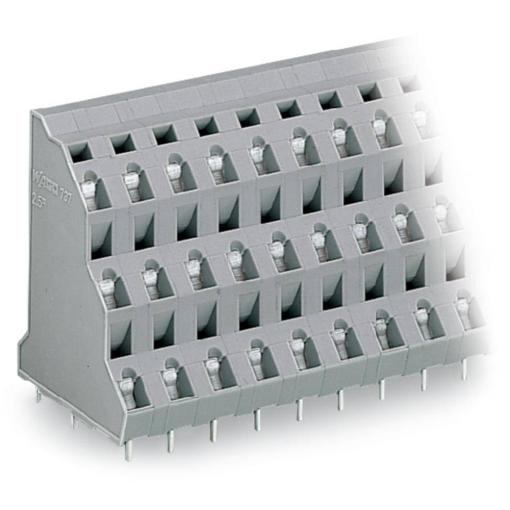 WAGO 737-512 Třípatrové svorky 2.50 mm² Pólů 36 šedá 8 ks