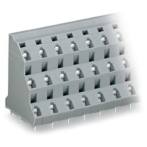 WAGO 737-703 Třípatrové svorky 2.50 mm² Pólů 9 šedá 40 ks