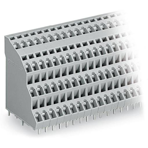 WAGO 738-203 Čtyřpatrové svorky 2.50 mm² Pólů 12 šedá 48 ks