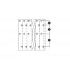 WAGO 738-206 Čtyřpatrové svorky 2.50 mm² Pólů 24 šedá 24 ks