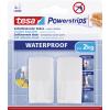 tesa POWERSTRIPS® Voděodolný háček bílá Množství: 2 ks