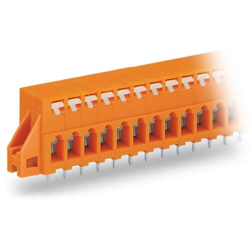 WAGO 741-246 pružinová svorkovnice 2.50 mm² Pólů 16 oranžová 40 ks
