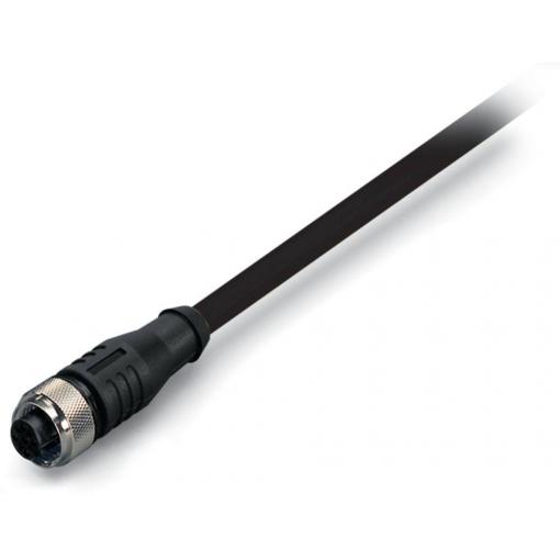 WAGO upravený zástrčkový konektor pro senzory - aktory, 756-5301/060-100, piny: 5, 10.00 m, 10 ks