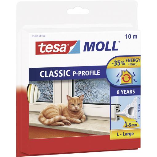 tesa P-PROFILE 05395-00100-00 těsnicí páska tesaMOLL® bílá (d x š) 10 m x 9 mm 1 ks