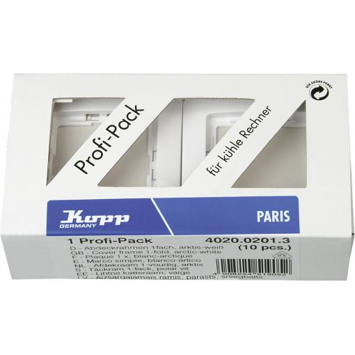 Kopp 1násobné rámeček Paris bílá 402002013 10 ks