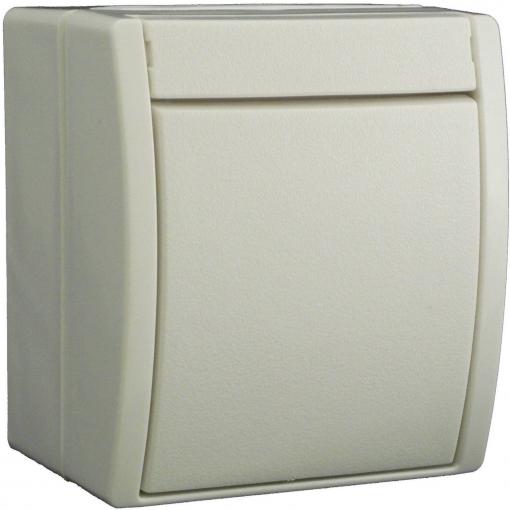 Busch-Jaeger 2601/6 W-54 spínání ve vlhkých místnostech přepínač Ocean na omítku bílá 1 ks