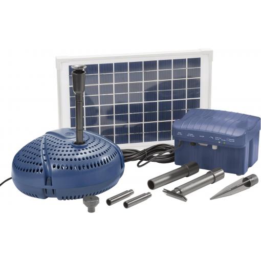 solární zahradní fontána - sada s akumulátorem FIAP Aqua Active Solar SET 800 2762