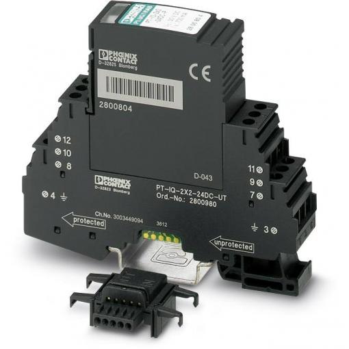 Phoenix Contact 2800980 PT-IQ-2X2-24DC-UT svodič pro přepěťovou ochranu Přepětová ochrana pro: rozvodná skříň 10 kA 1 ks