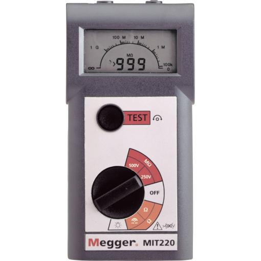 Megger MIT220-EN tester izolací 250 V, 500 V, 999 MΩ