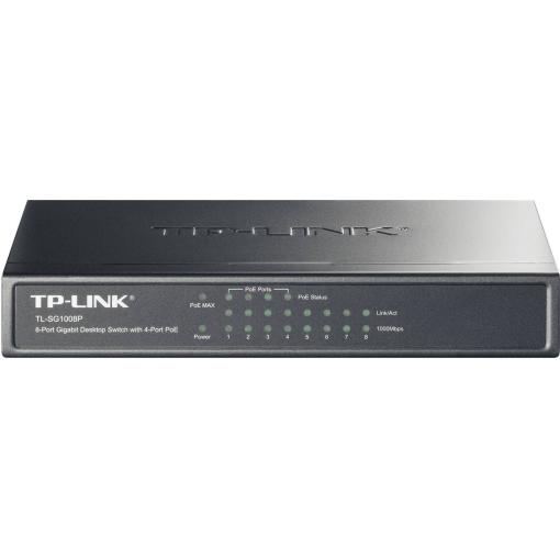 TP-LINK TL-SG1008P TL-SG1008P síťový switch 8 portů 1 GBit/s funkce PoE