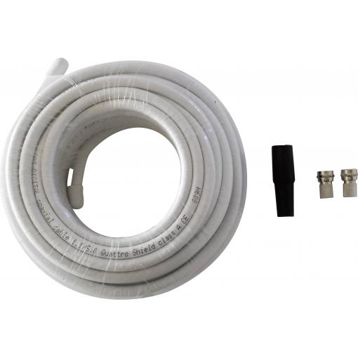 Wittenberg Antennen K-102938-10 SAT kabel Koaxiální 10.00 m čtyřžilový stíněný 110 dB