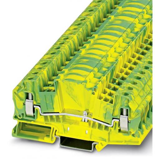 Phoenix Contact UTMED 6-PE 3047442 trojitá svorka ochranného vodiče Pólů: 2 0.2 mm² 10 mm² zelená, žlutá 50 ks