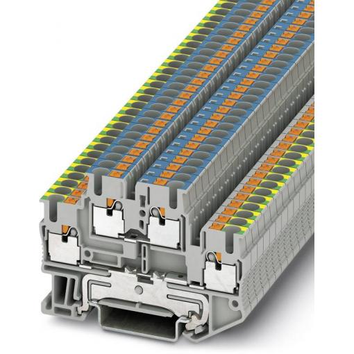 Phoenix Contact 3210981 dvojitá svorka ochranného vodiče 5.2 mm rychlé připojení šedá 50 ks