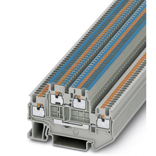 Phoenix Contact 3208544 dvojitá svorka 3.5 mm rychlé připojení šedá 50 ks