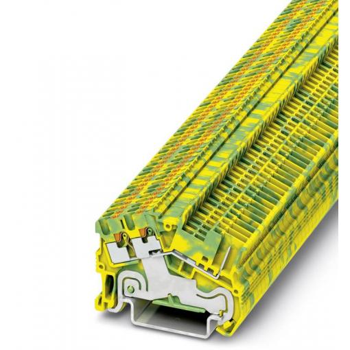 Phoenix Contact 3214725 trojitá svorka ochranného vodiče 3.5 mm rychlé připojení zelená, žlutá 50 ks
