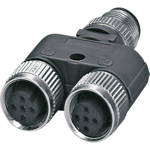 Phoenix Contact SAC-5P-M12Y/2XM12FS VP S21 rozdělovač a adaptér pro senzory - aktory , 1514029, piny: 5, 5 ks