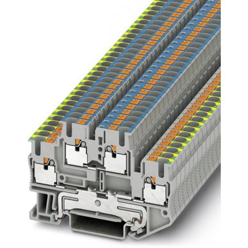 Phoenix Contact 3208566 dvojitá svorka ochranného vodiče 3.5 mm rychlé připojení šedá 50 ks