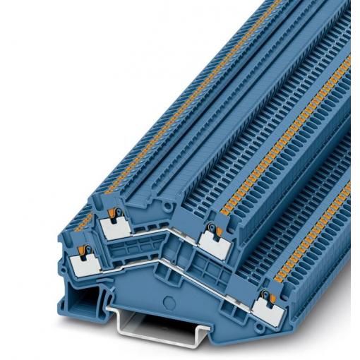Phoenix Contact 3214660 dvojitá svorka 3.5 mm rychlé připojení modrá 50 ks