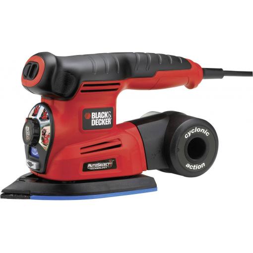 Black & Decker KA280 multifunkční bruska, 220 W, 100 x 165 mm, Ø 125 mm, KA280-QS