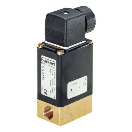 Bürkert přímo řízený ventil 130146 0330 24 V/AC spojka G 1/4 Jmenovitá vzdálenost 3 mm 1 ks