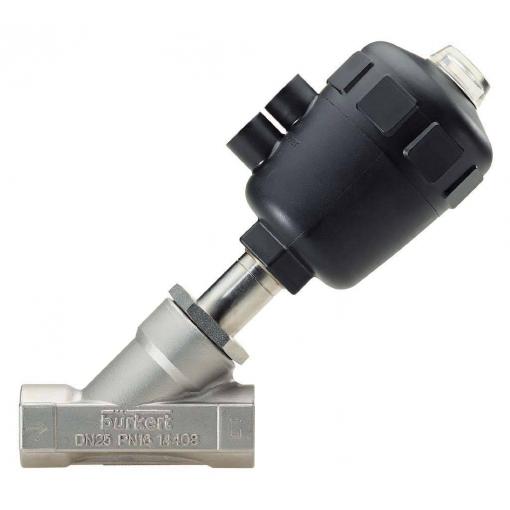 Bürkert pneumaticky řízený ventil 1601 2000 Materiál pouzdra nerezová ocel Těsnicí materiál PTFE 1 ks