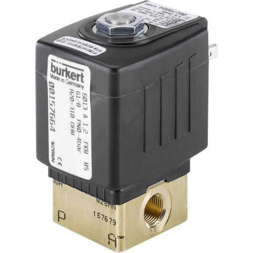 Bürkert přímo řízený ventil 134236 6013 230 V/AC G 1/8 objímka Jmenovitá vzdálenost 2 mm 1 ks