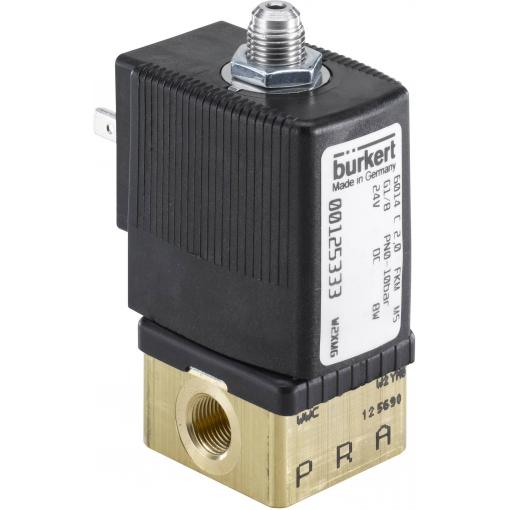 Bürkert přímo řízený ventil 126153 6014 230 V/AC Materiál pouzdra mosaz Těsnicí materiál FKM 1 ks