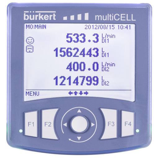 Bürkert 8619 multiCELL termostat Pt100, Pt1000 analogový proudový, tranzistor (d x š x v) 112 x 112 x 107 mm