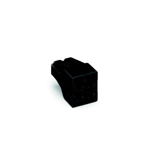 krabicová svorka Tuhost (příčný řez): 0.75-2.5 mm² Pólů: 4 WAGO 1000 ks černá