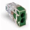 krabicová svorka Tuhost (příčný řez): 0.75-2.5 mm² Pólů: 2 WAGO 1000 ks transparentní
