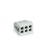 krabicová svorka Tuhost (příčný řez): 0.75-2.5 mm² Pólů: 6 WAGO 500 ks světle šedá