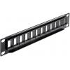 Delock 43259 12 portů síťový patch panel 254 mm (10) nevybavený specifikací 1 U vícebarevná neosazený