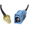 Delock pro Wi-Fi antény prodlužovací kabel [1x SMA zásuvka - 1x SMBA-(FAKRA) Z zásuvka] 0 mm černá
