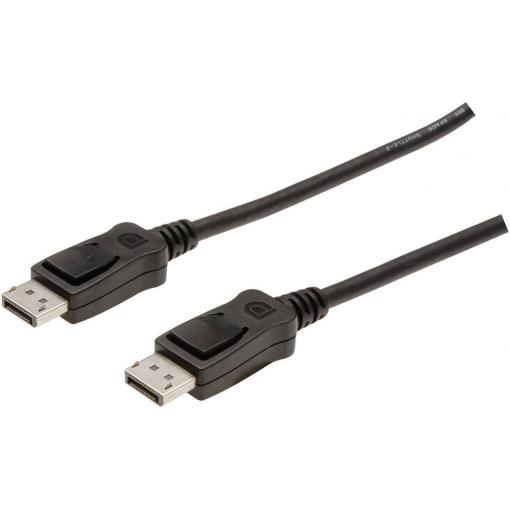 Digitus DisplayPort kabel Konektor DisplayPort, Konektor DisplayPort 5.00 m černá AK-340103-050-S Kabel DisplayPort
