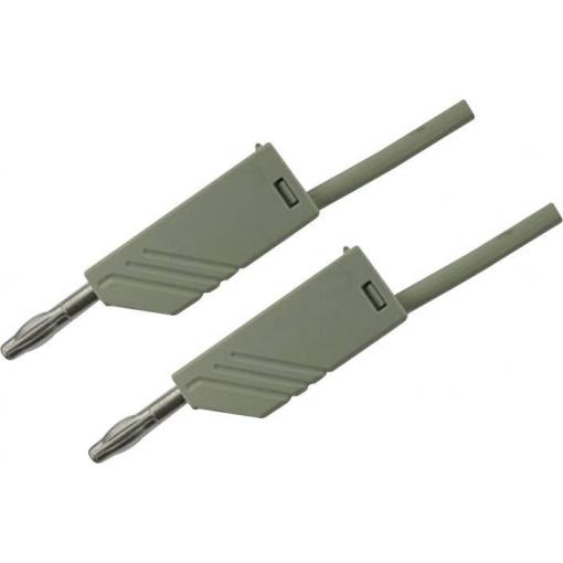 Hirschmann Test & Measurement MLN 150/2,5 GR měřicí kabel lamelová zástrčka 4 mm lamelová zástrčka 4 mm 1.50 m šedá 1 ks