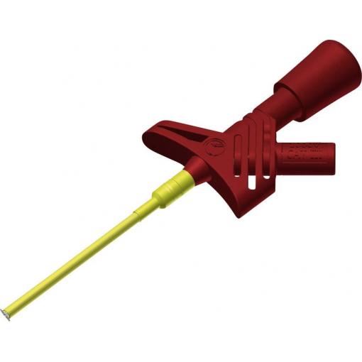 Hirschmann Test & Measurement KLEPS 1600 rt bezpečnostní krokosvorka, konektor 2 mm, CAT II, červená