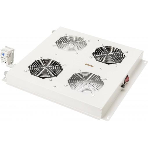 Digitus DN-19 FAN-2-N 19 palec 2 x šedobílá (RAL 7035)
