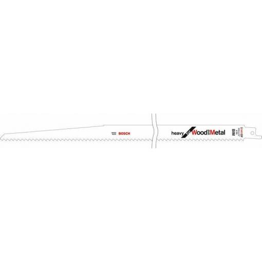 Bosch Accessories 2608654834 Pilový plátek do pily ocasky S 1411 DF - Heavy for Wood and Metal Délka řezacího listu 300 mm 2 ks