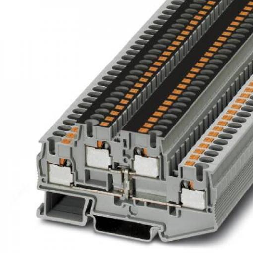 Phoenix Contact 3211825 dvojitá svorka 6.2 mm rychlé připojení šedá 50 ks
