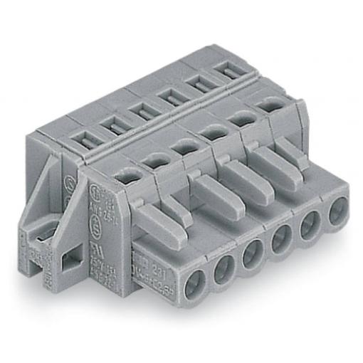 WAGO 231 zásuvkový konektor na kabel 14, rozteč 5 mm, 231-114/031-000, 25 ks